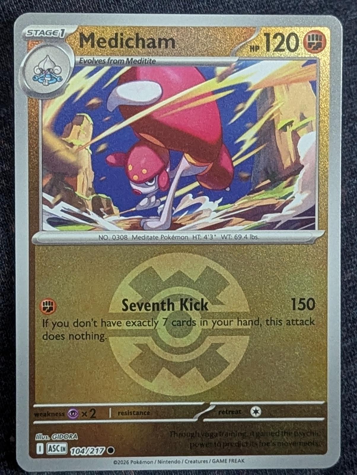Ascended Heroes Medicham [Ball] Pokémon card